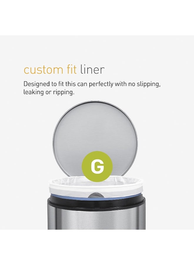 simplehuman CW0166 code G Custom Fit Bin Liners, White Plastic (Pack of 20 Liners) - Image 3